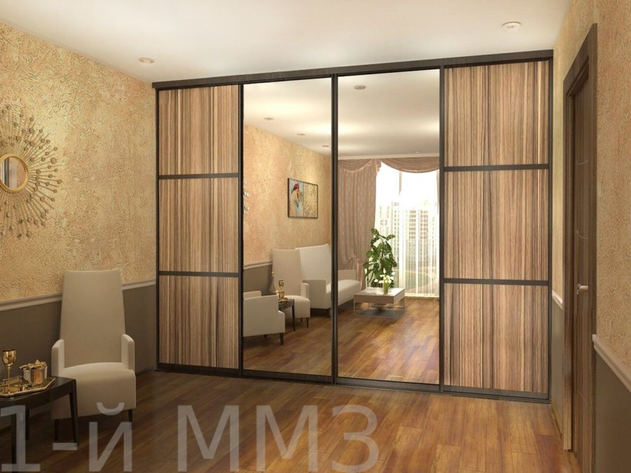 Шкаф купе в однокомнатной квартире