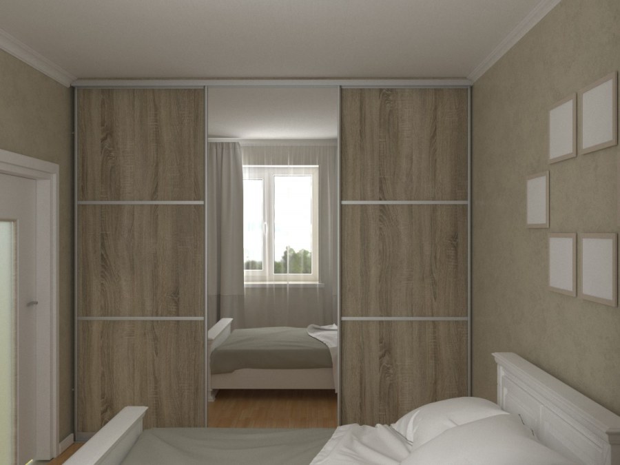 Шкаф купе в спальню хрущевку