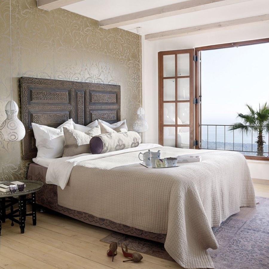 Кровать Средиземноморский стиль двуспальная