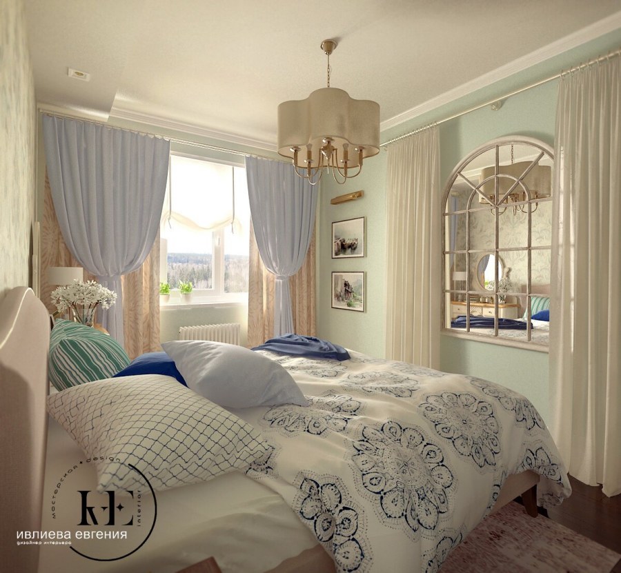 Кровать Средиземноморский стиль двуспальная