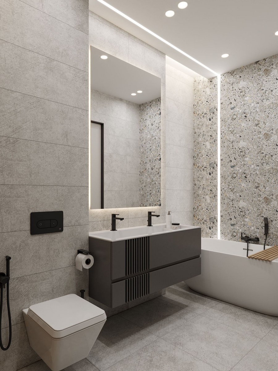 Современная плитка в ванную 2020 дизайнер