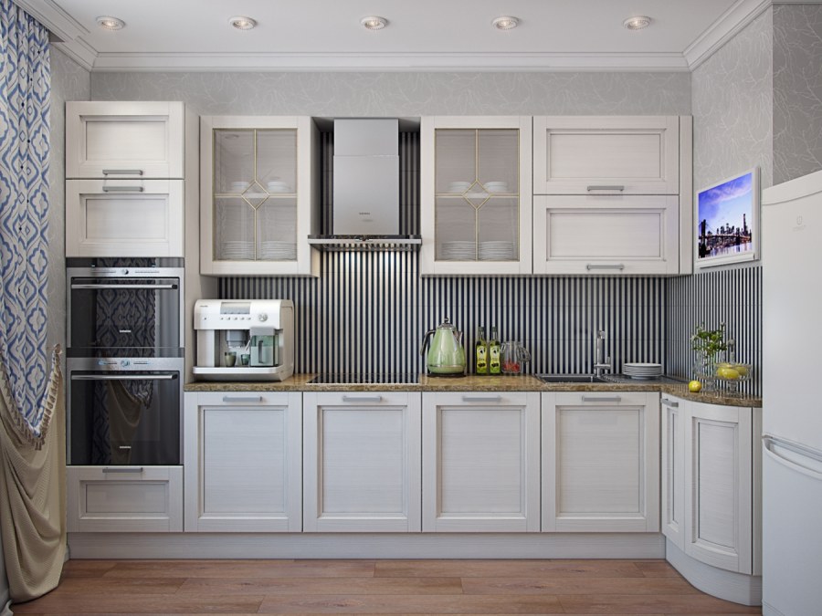 Прямая кухня Неоклассика 3м