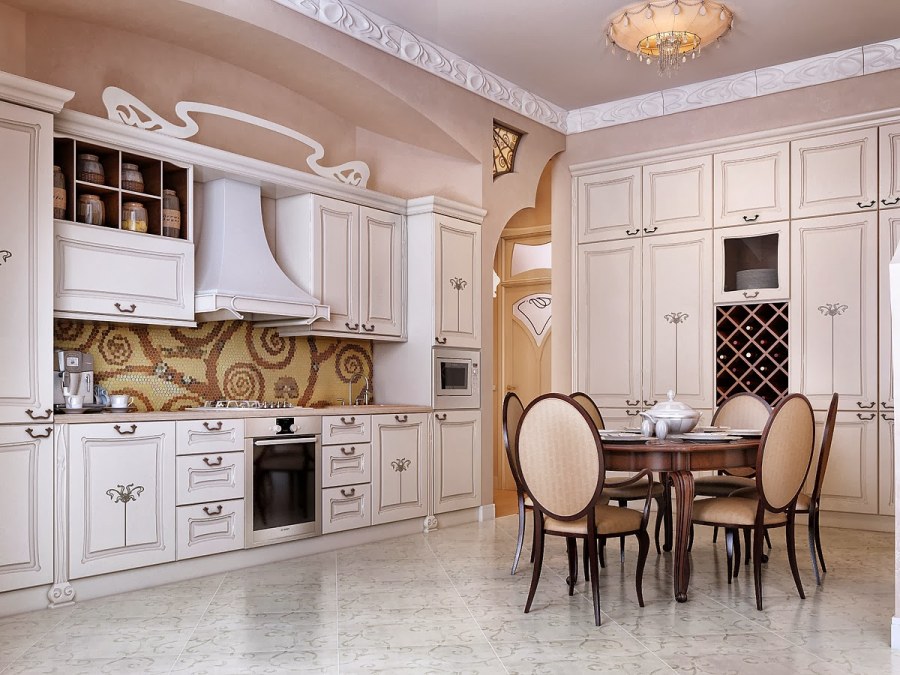 Акценты в классической кухни