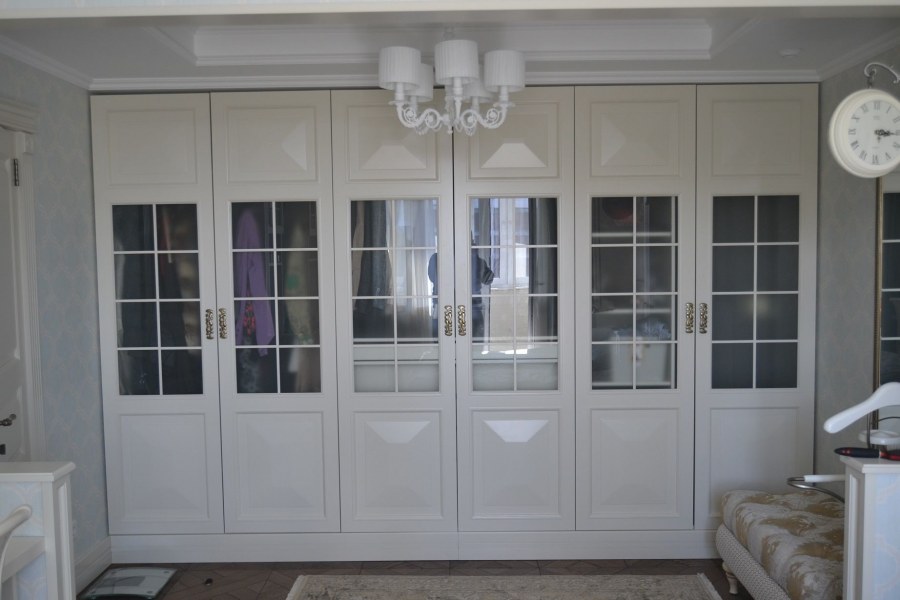 Встроенный шкаф МДФ эмаль