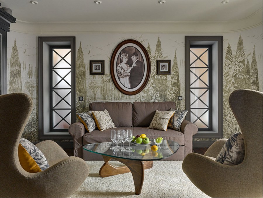 Интерьер в красных тонах