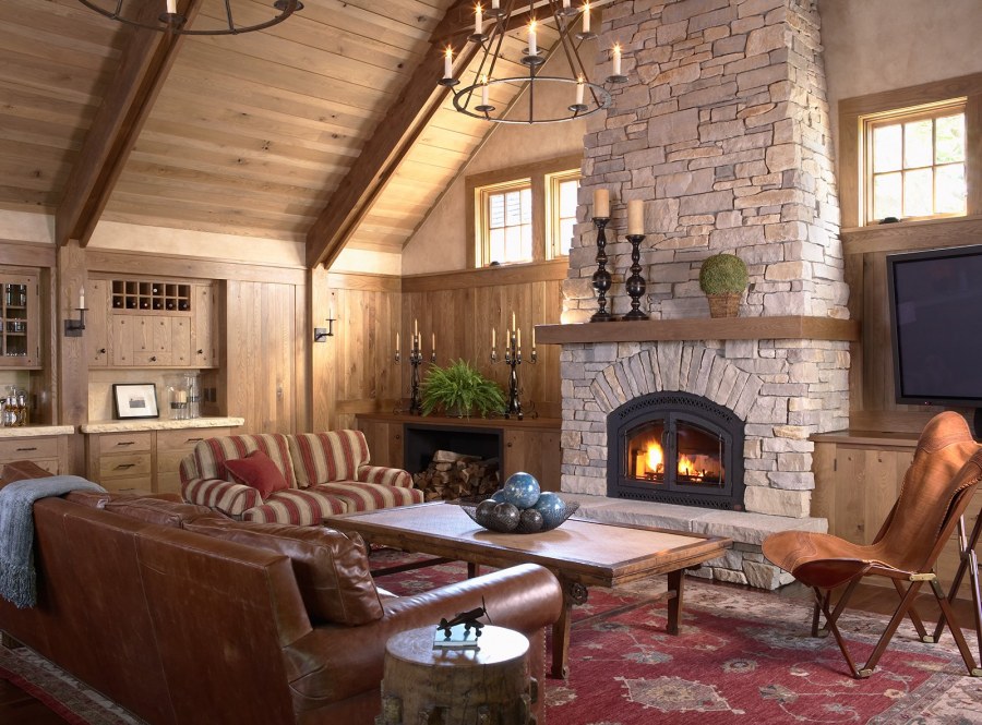 Гостиная в дачном доме