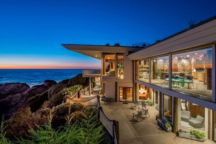 Монтерей Калифорния дома на побережье