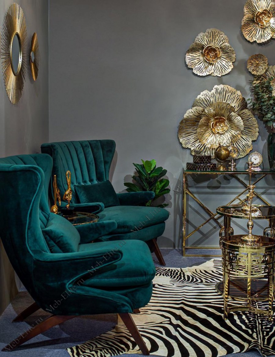 Кресло Гарда декор велюр