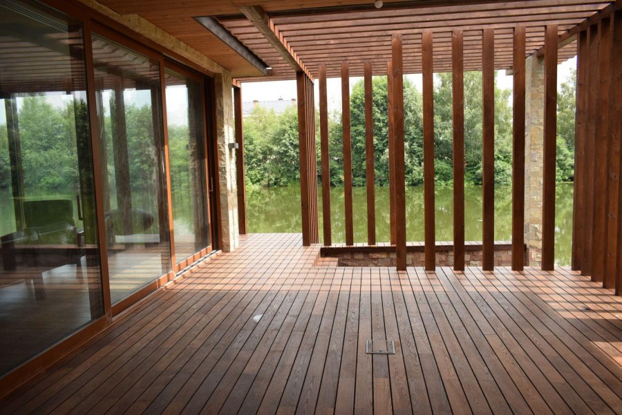 Рейки на террасе