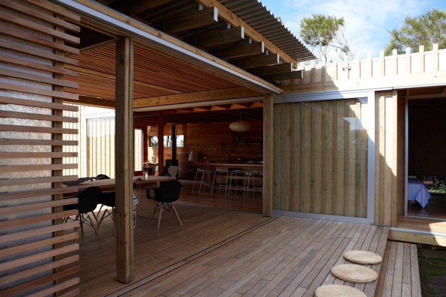 Террасы Отделанные рейкой