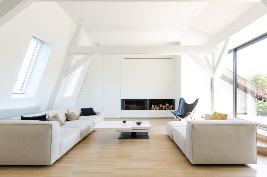 Мансардный этаж в стиле Минимализм