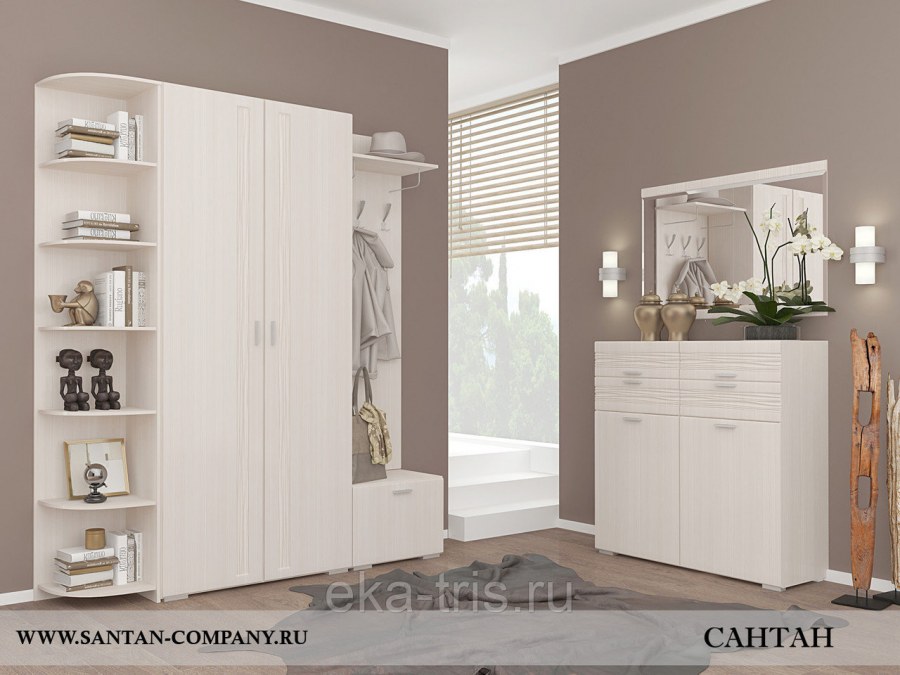 Прихожая Лотос бодега белая