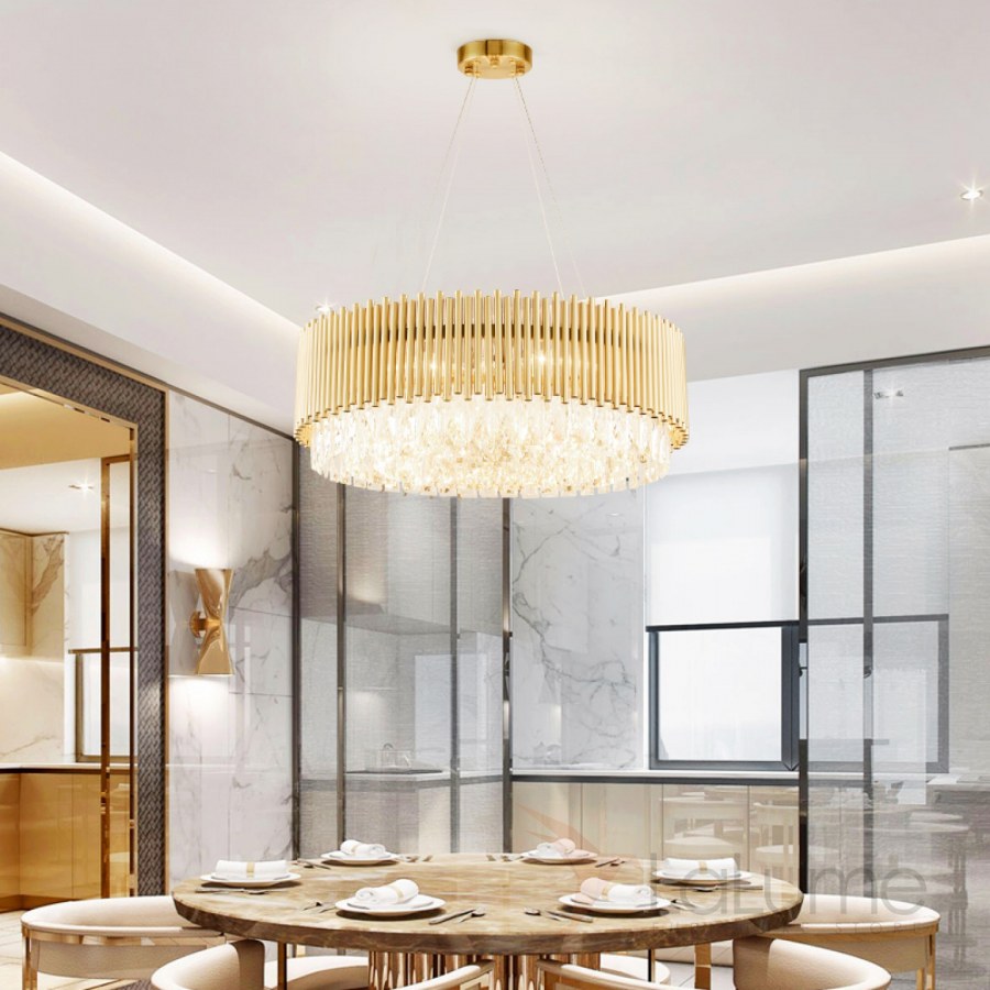 Стеклянная люстра в стиле постмодерн Exult