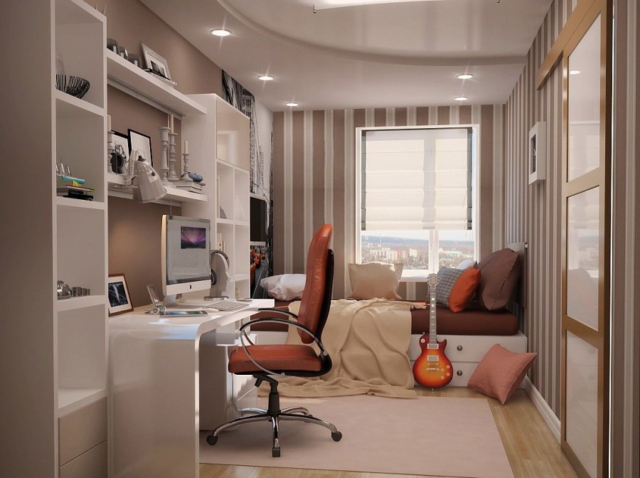 Интерьер комнаты для молодого человека