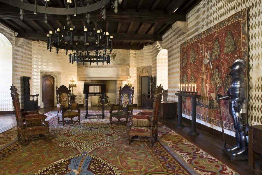 Интерьер замков средневековья