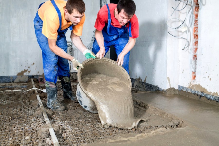 Заливка пола