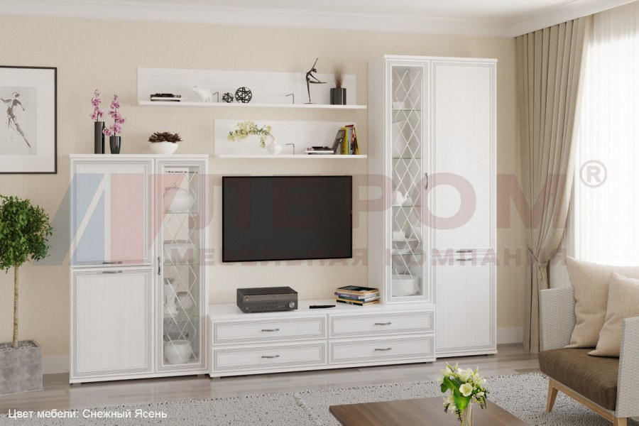 Гостиная Карина Лером снежный ясень