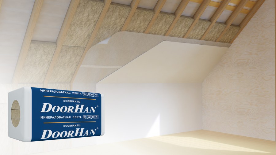 Минвата для утепления кровли