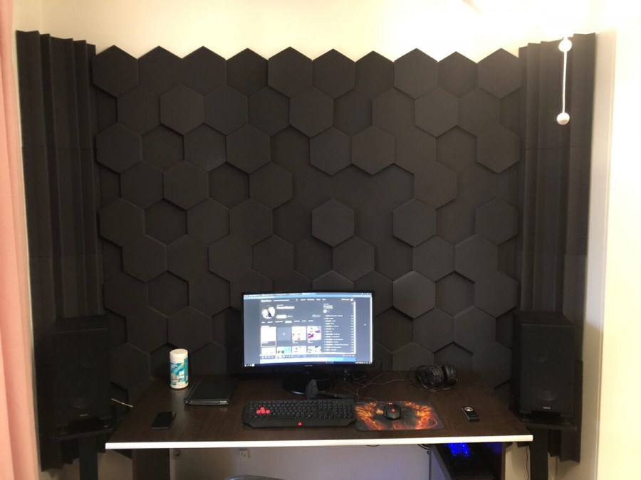 Акустический поролон v studii