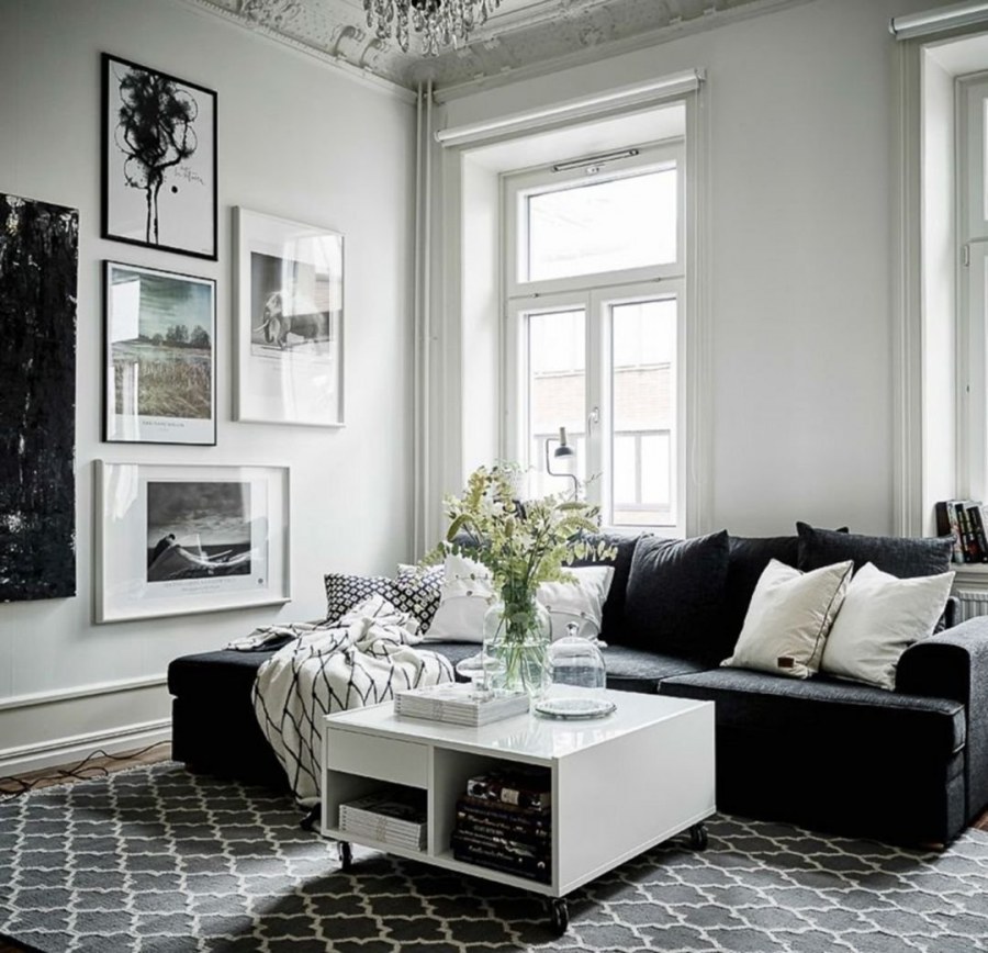 Монохромный интерьер