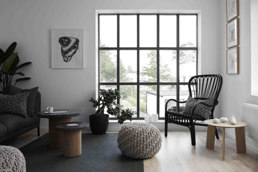 Контраст фактур в интерьере фото