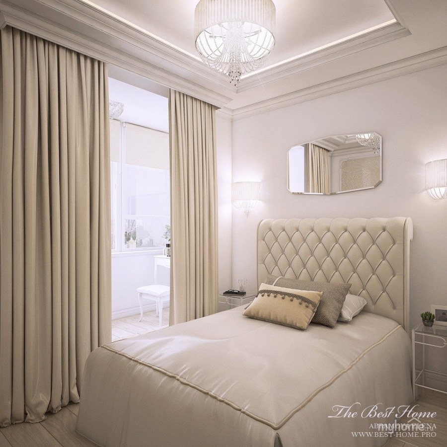 Классический стиль в интерьере с белой мебелью