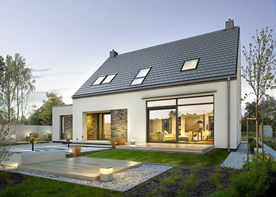 Одноэтажный дом в Дании