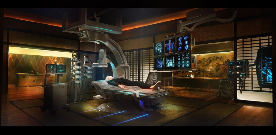 Киберпанк 2077 комната