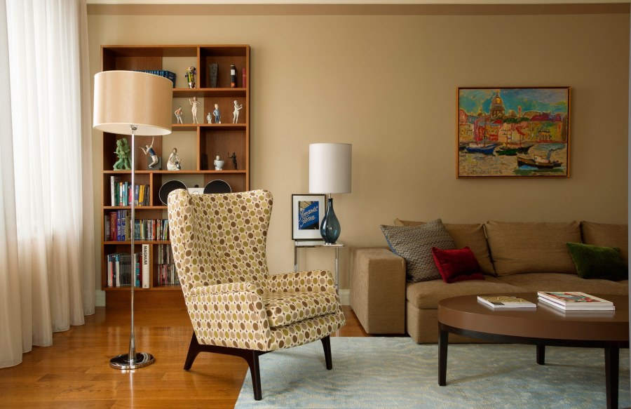 Ретро стиль 70е в интерьере