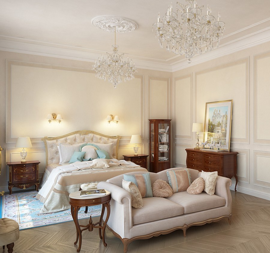 Интерьеры в синих тонах