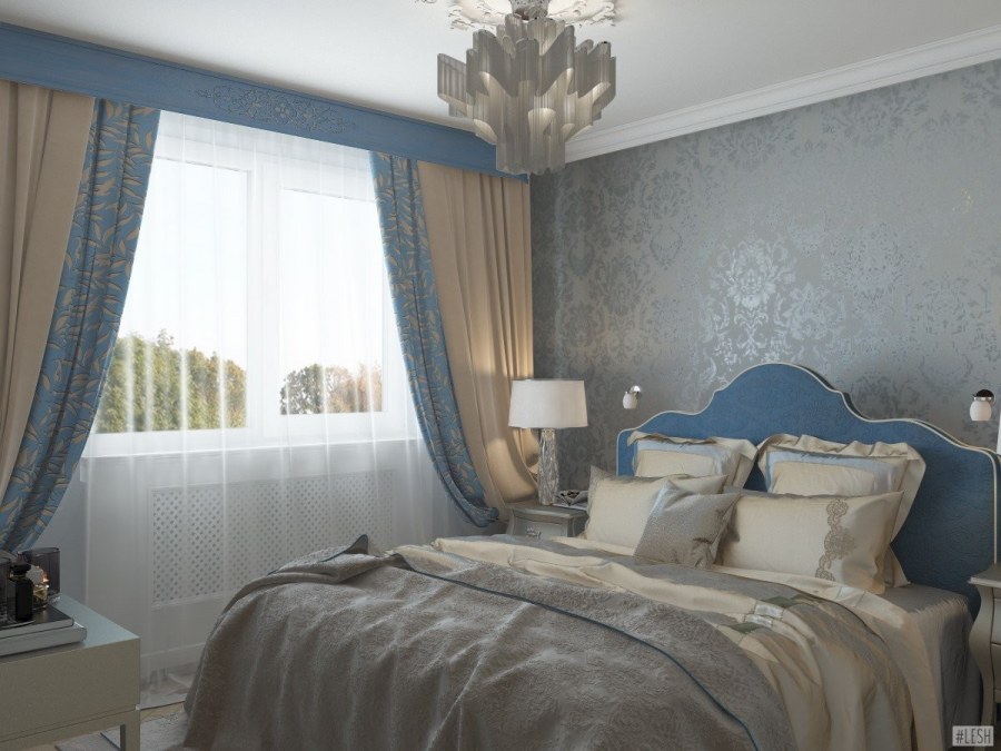 Спальня в стиле Неоклассика 12 кв.м
