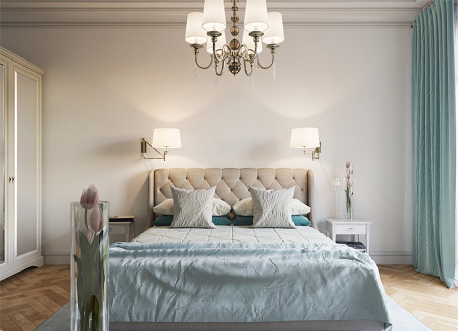 Голубая спальня