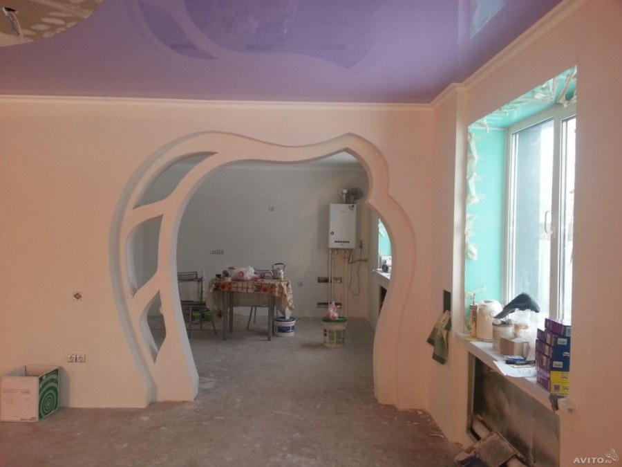 Арки из гипса межкомнатные