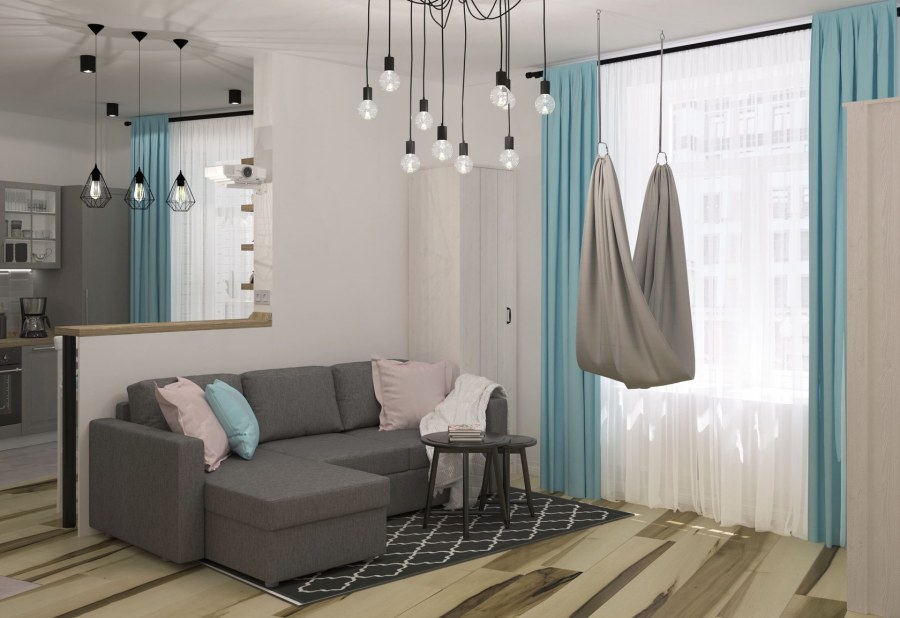 Дизайн проект однокомнатной квартиры пик