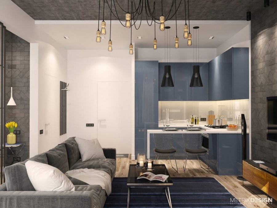 Интерьер квартиры евродвушка