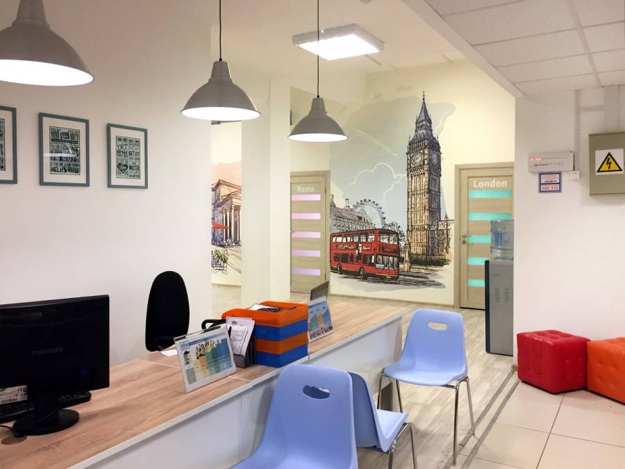 Школа иностранных языков интерьер