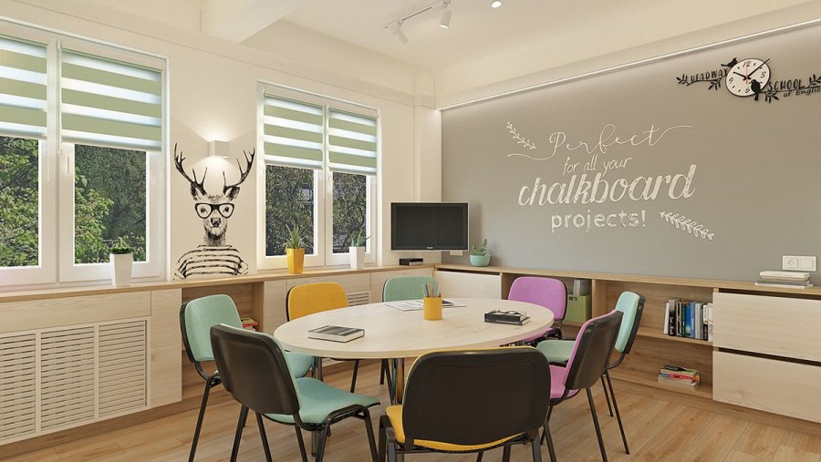 Интерьер кабинета английского языка