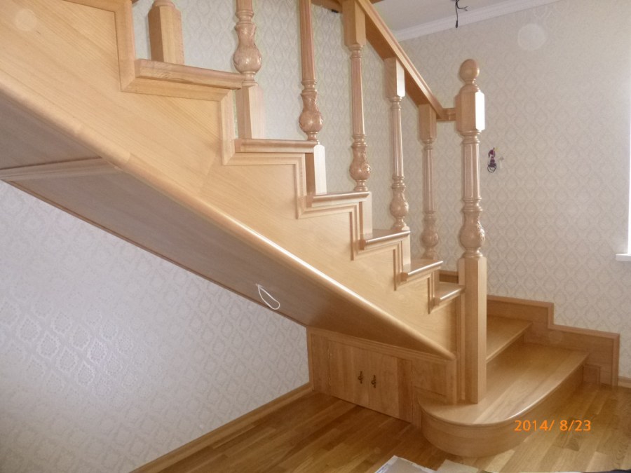 Отделка лестницы