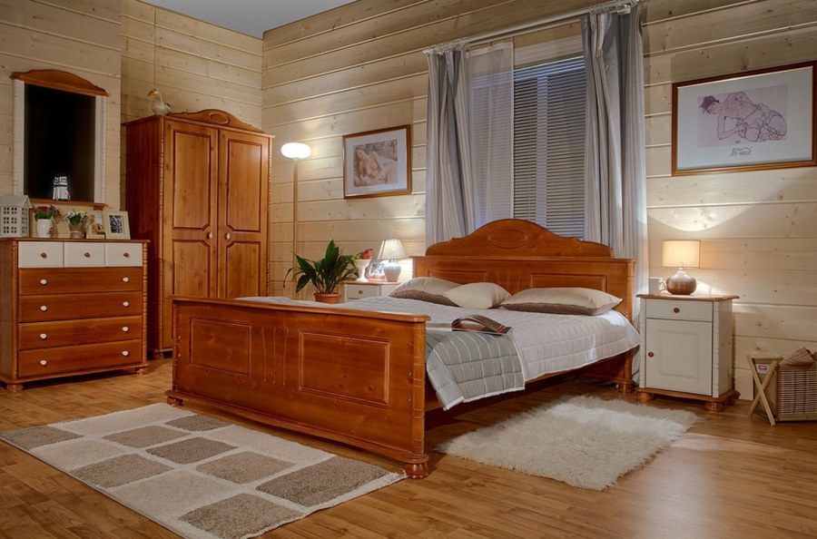 Спальный гарнитур карельская береза