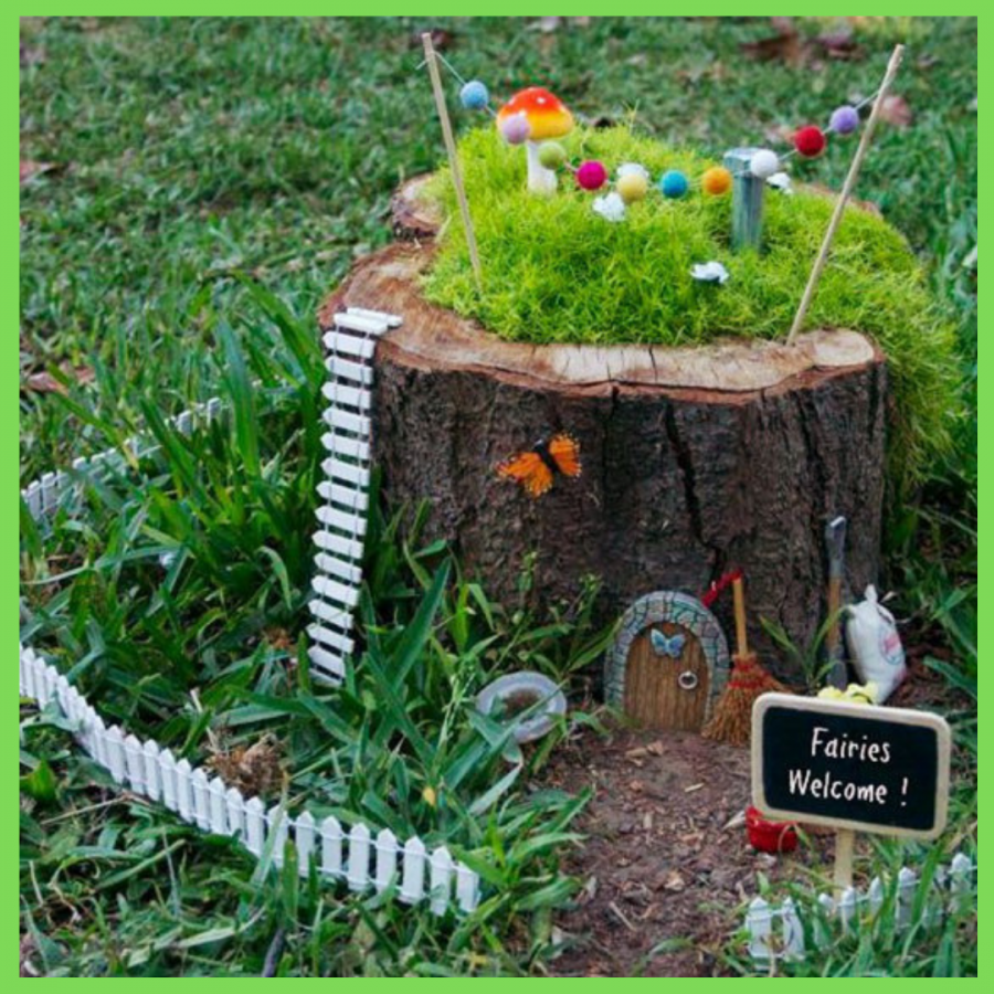 Клумбы в детском саду