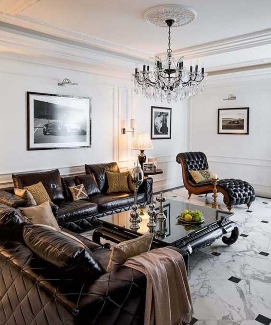 Гостиная мужской и богатой