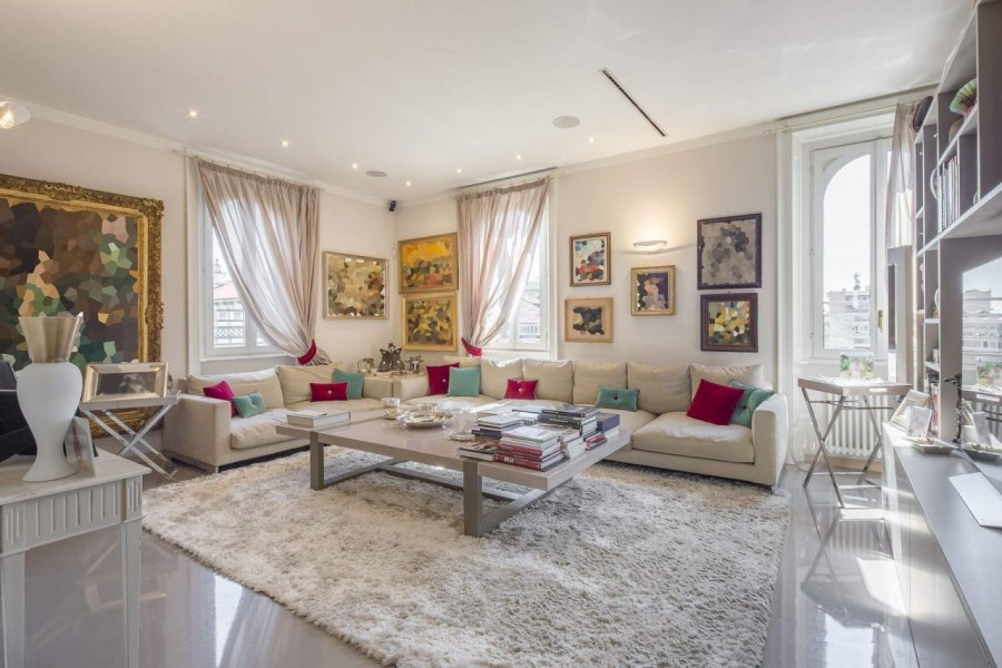 Интерьер квартира в Милане