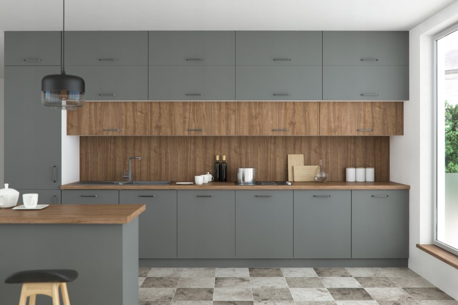 Кухонные фасады RAL 7036