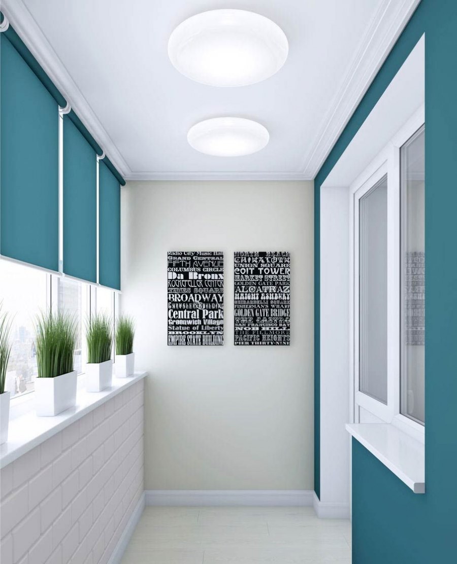 Покраска балкона