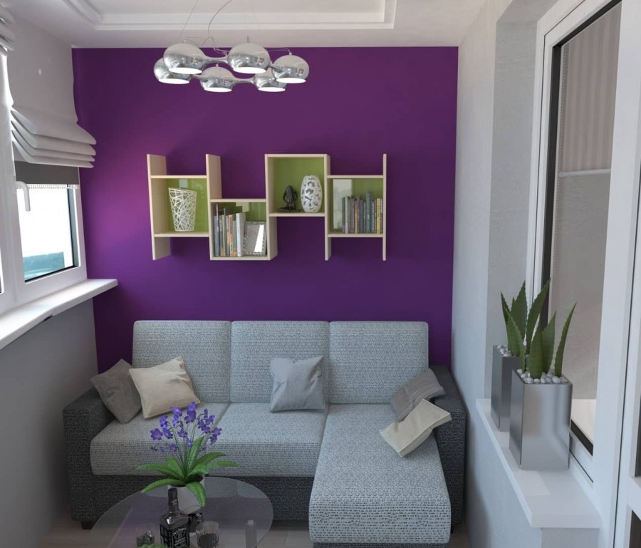 Сиреневый балкон