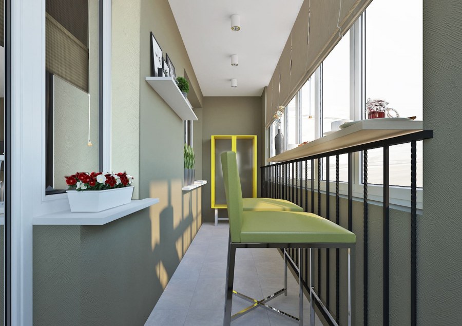 Оливковый балкон