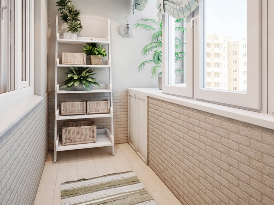 Обшивка балкона