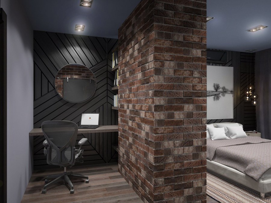 Спальня Сканди лофт