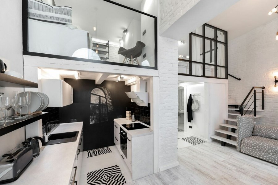 Двухуровневая квартира студия 30 кв2 Петров