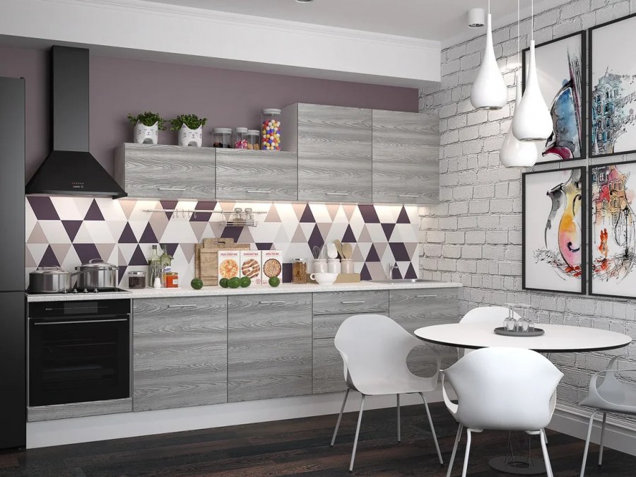 Кухня Полонез ясень Рикон